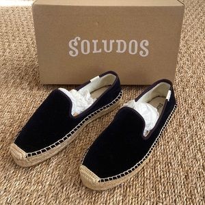 Blue Velvet Soludos Espadrilles